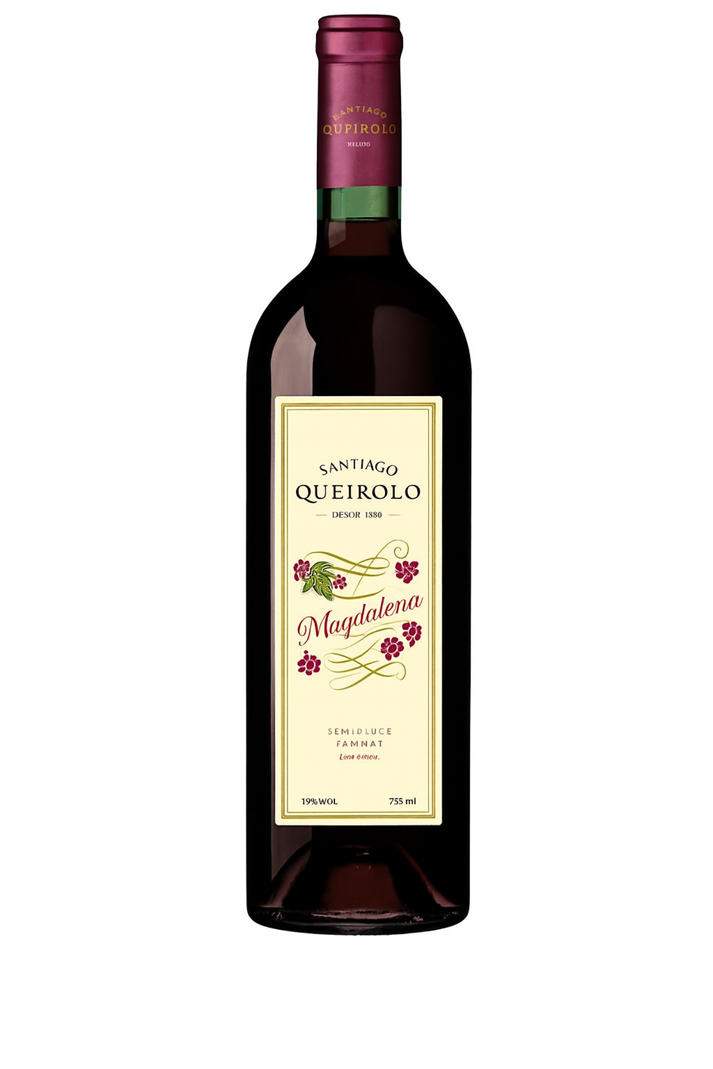Vino Tinto Santiago Queirolo Magdalena 750 ml