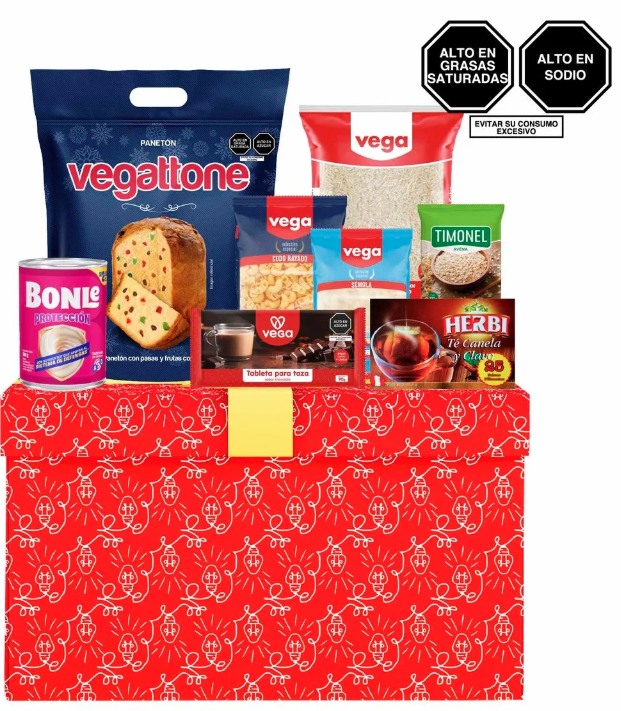 Canasta Navideña Tradición - Caja Roja